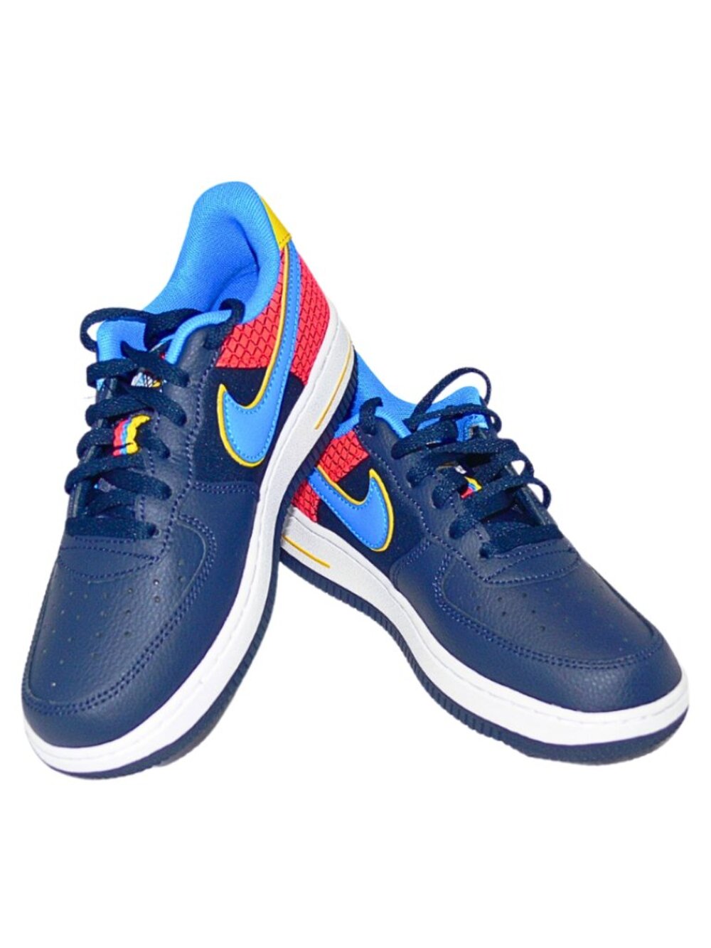 Nike Air Force 1 Now GS Obsidian Photo Blue 7Y AV0748-400 Like New